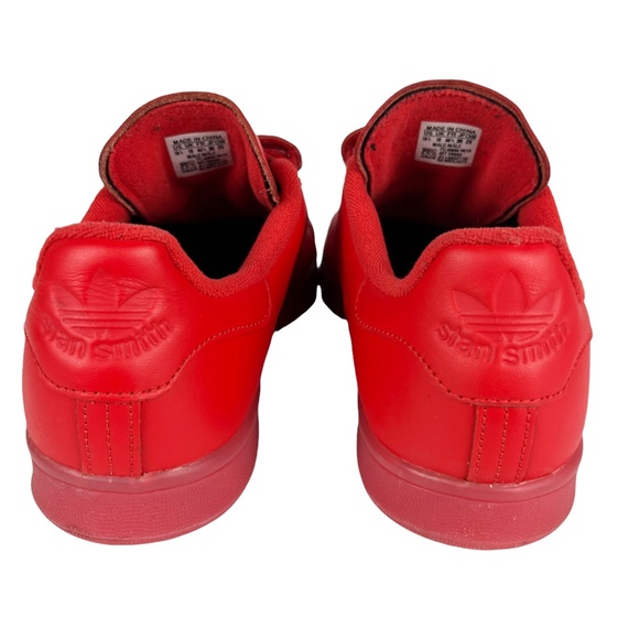 2016 Adidas Originals Stan Smith Mens Size 10.5 Red S80043 Velcro Sneakers main image 6